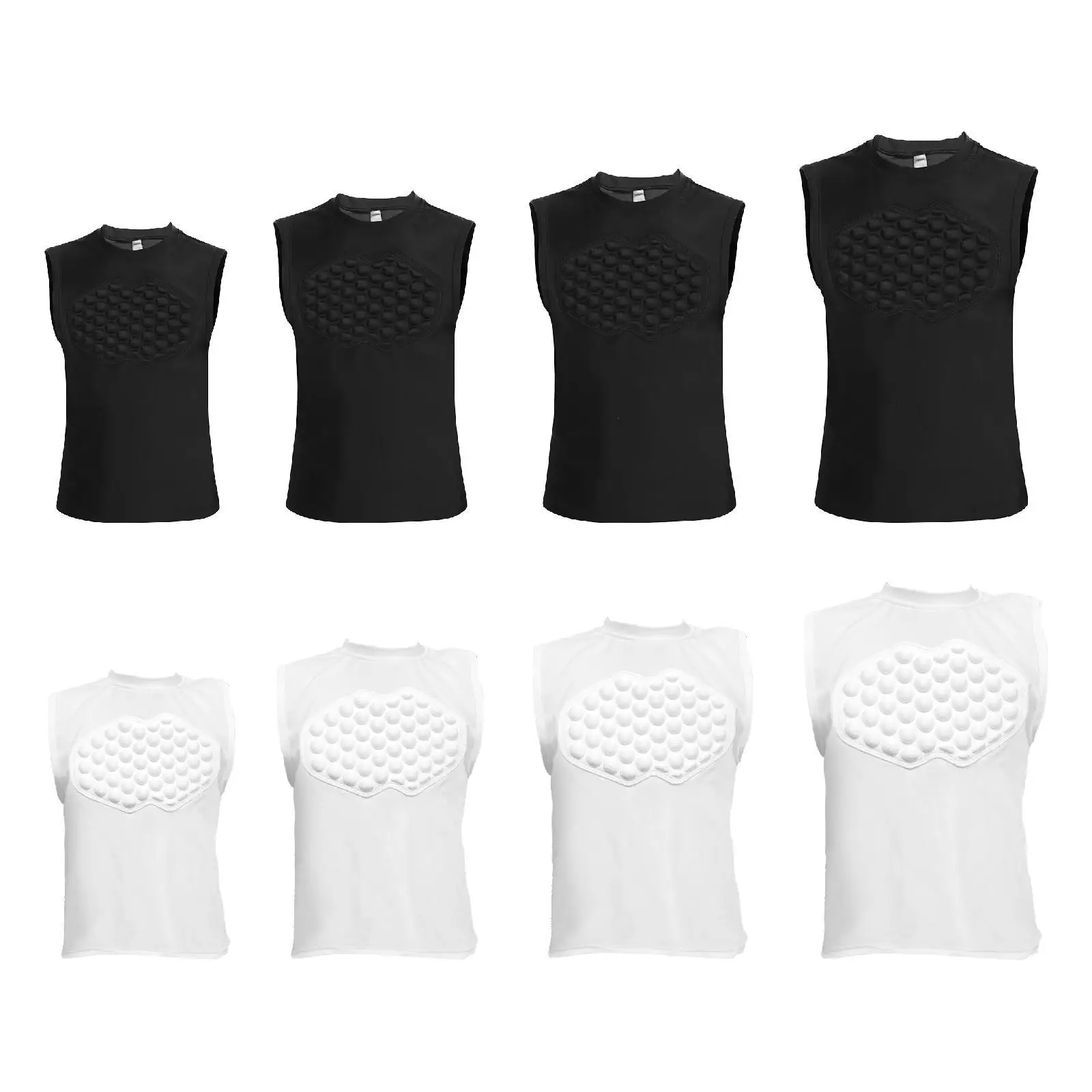 Basketball Chest Protector Vest Protective Shirt Equipment Gear Body Protector Protection for Skateboarding Football Baseball