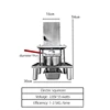 Commercial Food Dehydrator Vegetable Cabbage Dehydrator Fruit Moisture Extruder 2