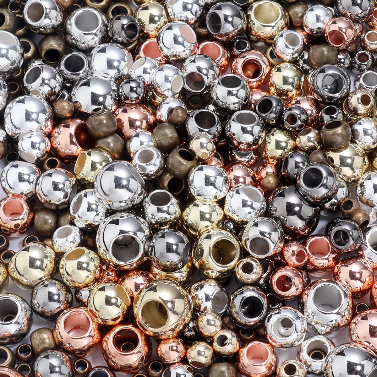 Spacer Beads Louleur Big Hole Beads CCB Beads Spacer Spacer Loose For Diy Jewelry Making Accessories Charms Wholesal