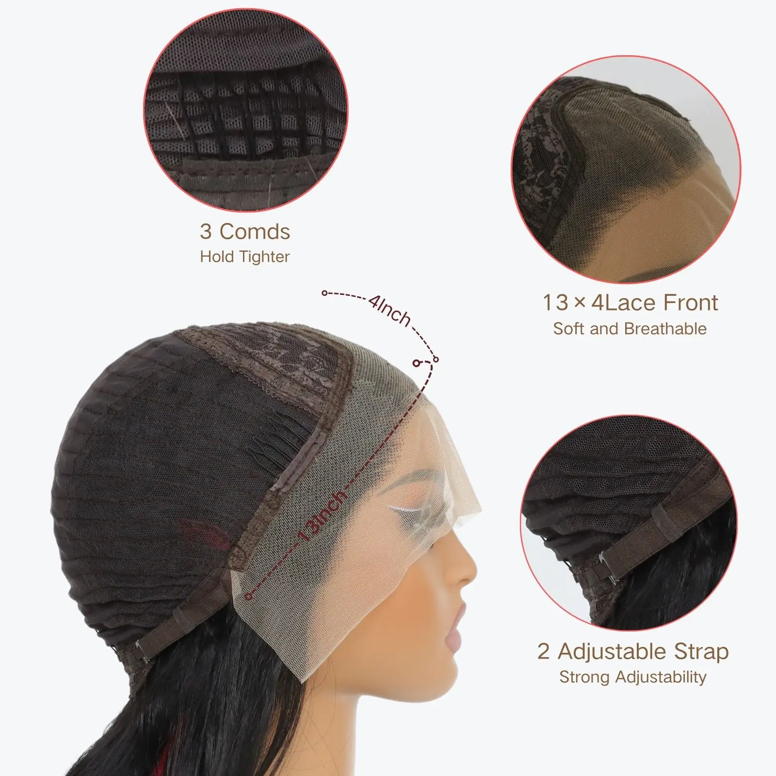 Black Short Body Wave Lace Front Wigs Glueless Natural Wave Synthetic Heat Resistant Fiber Hair Wig With Baby Hair 16 Inch