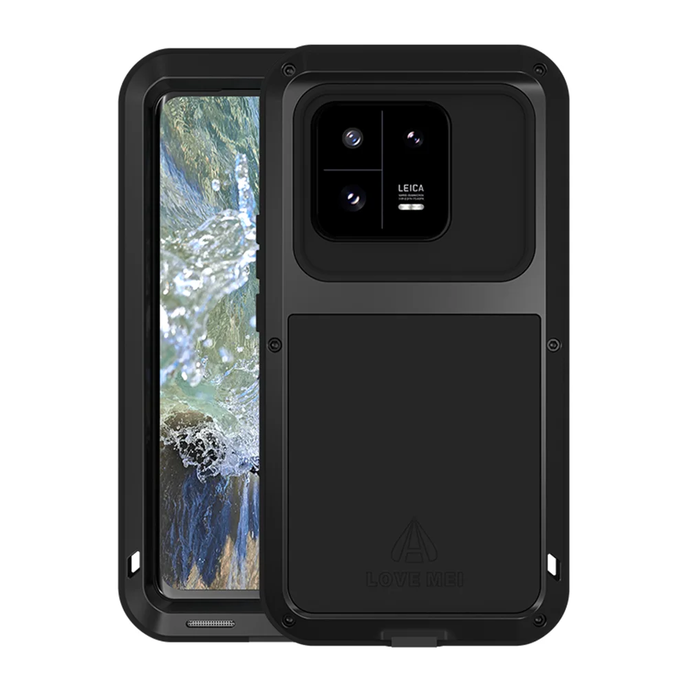 

Heavy Duty Armor Metal Aluminum Silicone Full Protection Cover For Xiaomi Mi 13 Pro 5G Case Shockproof Phone Cases Coque Fundas