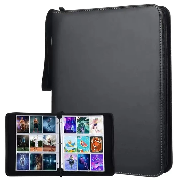 Raccoglitore Per Carte Collezionabili 360 Tasche – Album In Pelle Con 20 Pagine A 9 Tasche Per MTG E Carte Sportive - 3