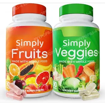Fruit and Vegetable Capsules Packed with Over 40 Different Fruits Vegetables Made with Whole Food Superfoods High Beta Carotene