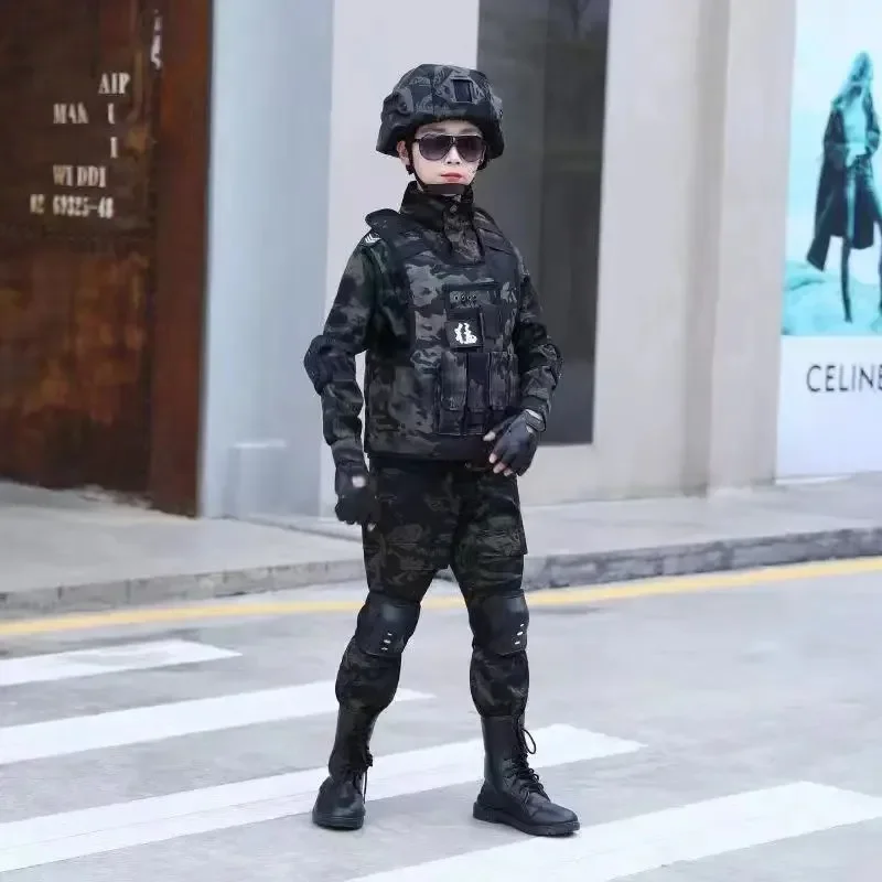 Kids Camouflage Combat Suit 4
