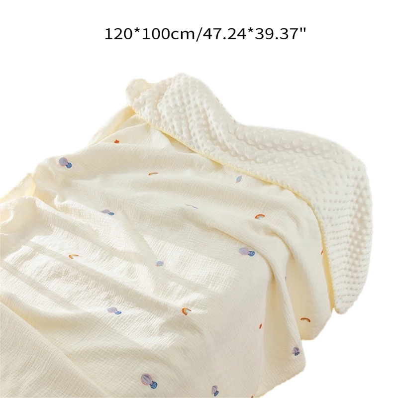 Breathable Cotton Swaddle Blanket Sleeping Quilts Cosy Blanket Baby Wrap Blanket Towel for Infant Great Shower Gift Dropship 3