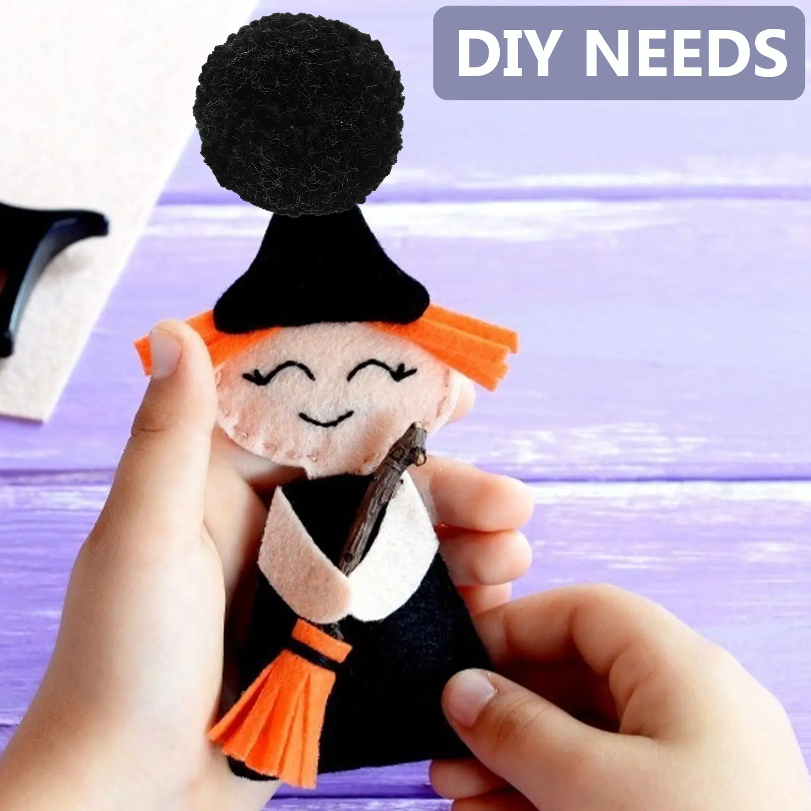 공예품을 위한 12Pcs 폼폼 공 DIY 모자 의류 쥬얼리 머리 장식 장식 공예 용품 모자 및 모자를 위한 다채로운 폼폼