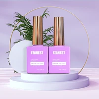 FZANEST Diamond Top Coat Gel Polish, 15ml High Glossy Top Gel Long lasting for Up to a Month 2