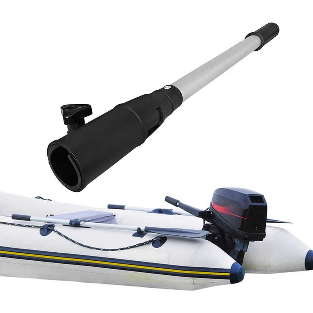 Outboard Tiller Extension Handle Adjustable Fit Extendable Grip Throttle Control Extension Rod for Boat Accessory