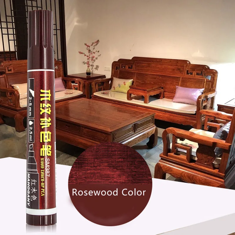 Solid Wood Grain Furniture Touch-up Pen Markers Crayons Filler Sticks Paint  Pen Wooden Damaged Scratch Repair Woodworking Pen - AliExpress