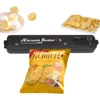 Food Vacuum Sealer Packing Machine With 10pcs Vacuum Bags Home Kitchen Food Saver Vacuum Sealing Machine For Food Preservation 1