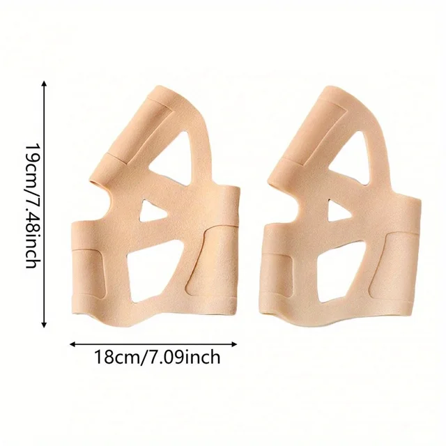 1 Pair Silicone Knee Pads Brace Women's Ultra-Thin Invisible Silicone Knee Brace with Patella Support for Sports Knee Injury 5