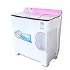 420w Power Mini Washer Can Wash 9.0kg Clothes+180w Power 7kg Dehydration Twin Tub Top Washer Three Tub Glass Washing Machine 5