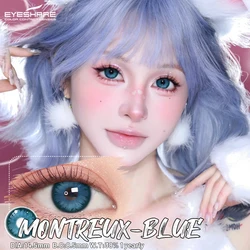 Vibrant Anime Fantasy Contact Lenses for Cosplay and Halloween (MONTREUX - BLUE)
