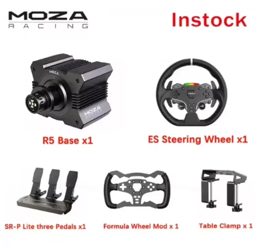 MOZA Racing R5 Bundle Kit Direct Drive Wheel Base 5.5 N·m