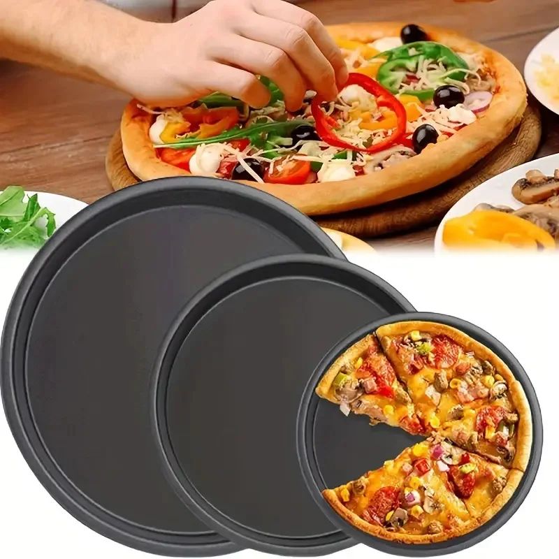 6/7/8/9-Inch Non-Stick Pizza Pan Carbon Steel Pizza Oven Tray