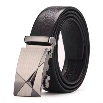 Fashion Business Men's Belt Genuine Luxury Brand Belt Metal Buckle Belt High-Quality PU Leather Soft Belt With Cargo Pants Jeans