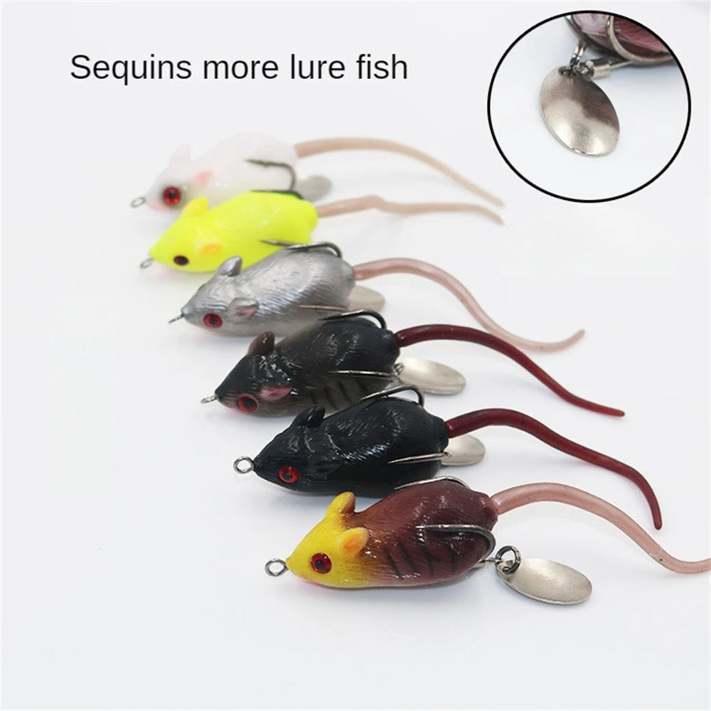 10.5G Rat Frog Fishing Lure Artificiale Soft Tube Bait Plastic Fishing Lure Con Ami Da Pesca Esche Jigging Pesce Gatto