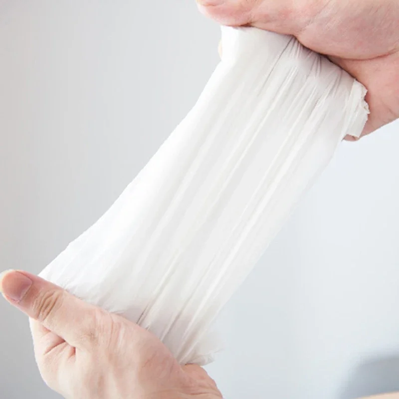 Trash Bags Disposable Trash Bags Garbage Bags Flat Mouth Bio-Based Degradable Garbage Bag Disposable Toilet Cleaning Kitchen Garbage Bag Thickened Plastic