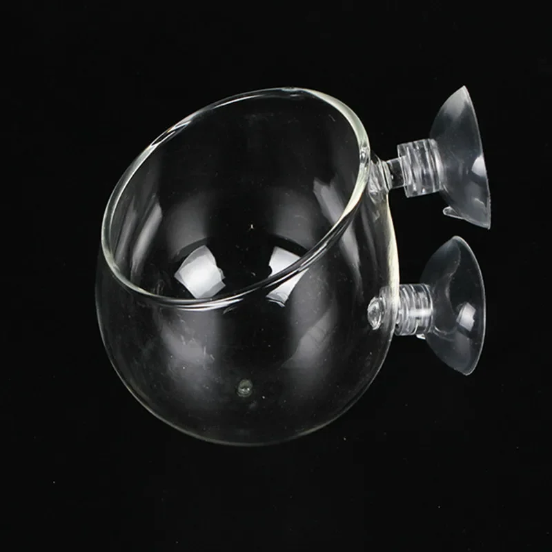 Glass Aquarium Coral Container Sea Anemone Anti-Run Cup Fish Tank Water Plant Bonsai Cylinder Pot for Coral Plant Decoration fish tank ornaments fish tank decorations aquarium ornaments mini landscape ornaments planting cups