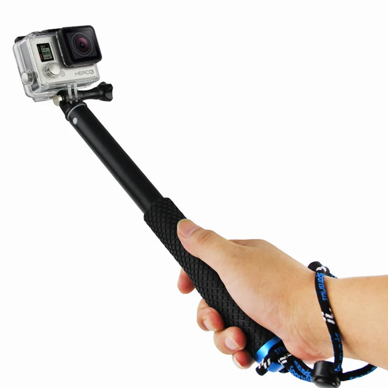 Bastone Per Selfie In Alluminio Impermeabile Da 19 "Per Gopro 9 8 7 6 5 Sj4000 Sj7 Yi 4K Dji Osmo H8 H9R Eken Action Camera Go Pro Accessori