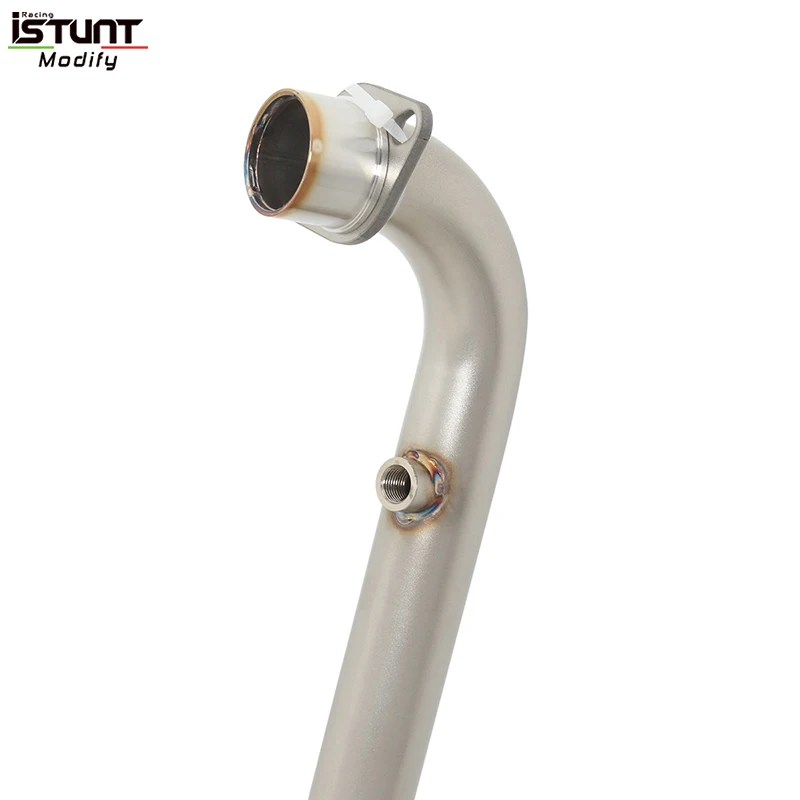 Motorcycle Exhaust 50.8mm Muffler Escape Modified Tube Header Front Link Pipe Slip On For LFFAN KP mini150 LF150-5U 5W 2015-2023 - Image 4