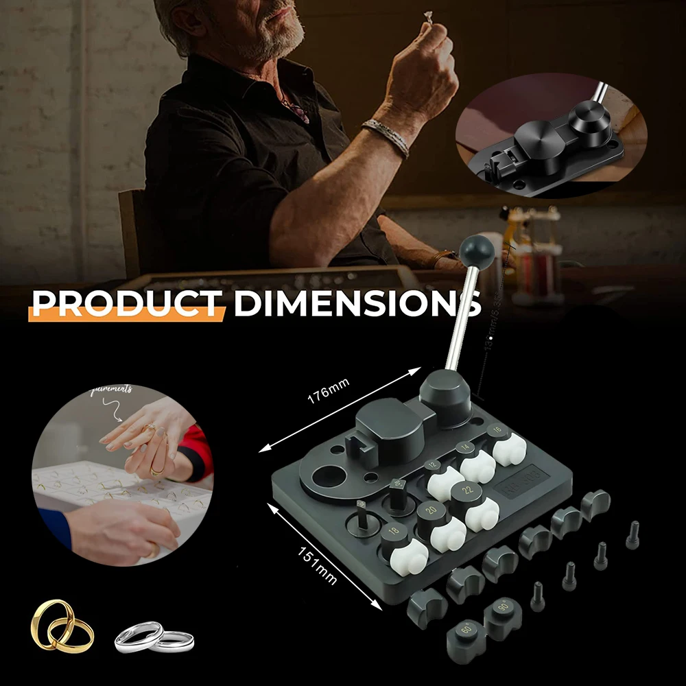Macchina piegatubi per anelli Strumenti multifunzionali per la creazione di accessori Arrotondamento che forma strumenti per la creazione di gioielli - immagine 5