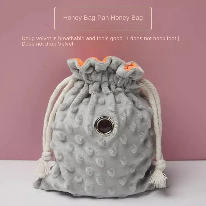 Sugar Glider Plate Honey Bag Take-out Bag Honey Quoll Bundle Pocket for Outdoor Use Breathable and Warm Sleeping Nest