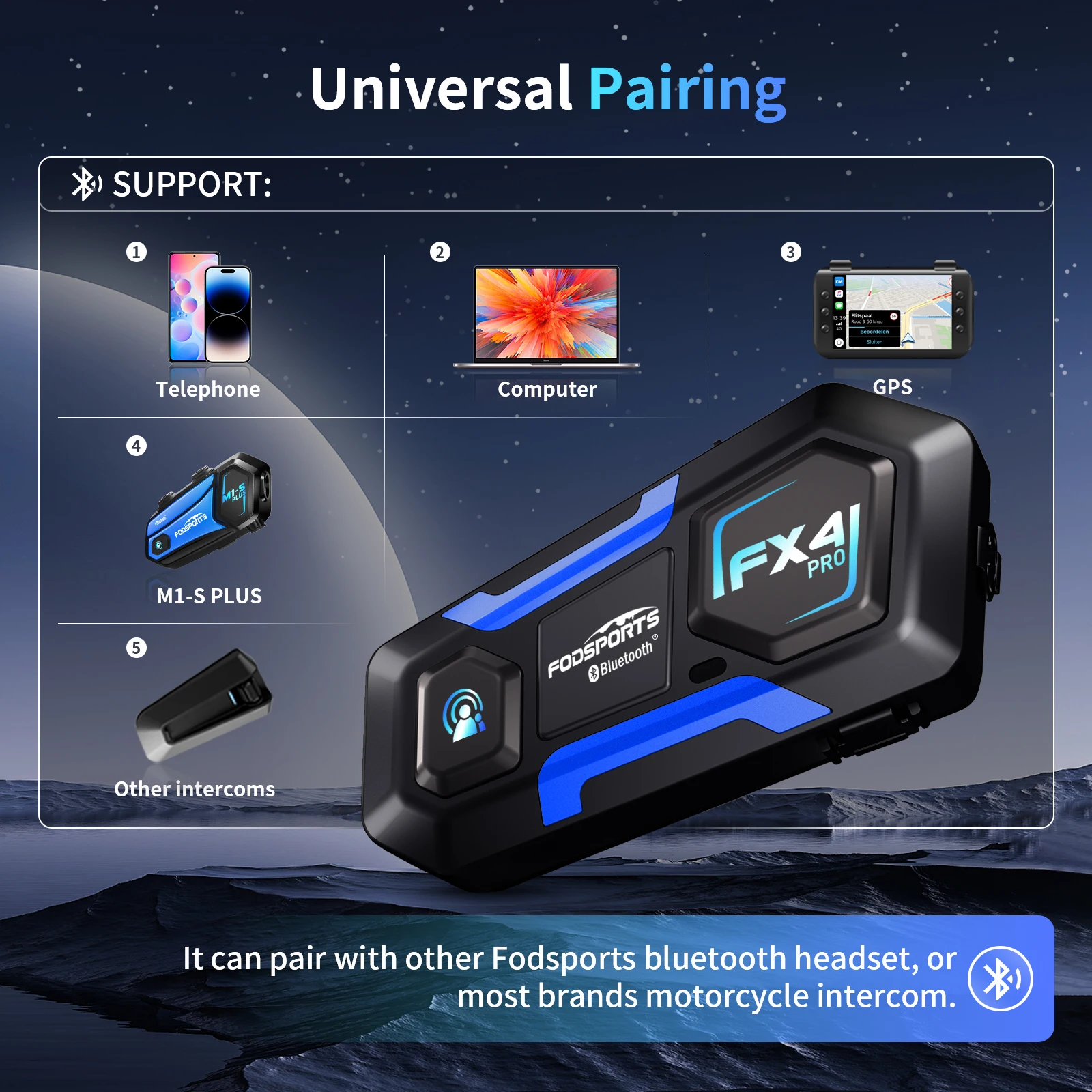 Fodsports FX4 Pro      4 ̴   , FM 