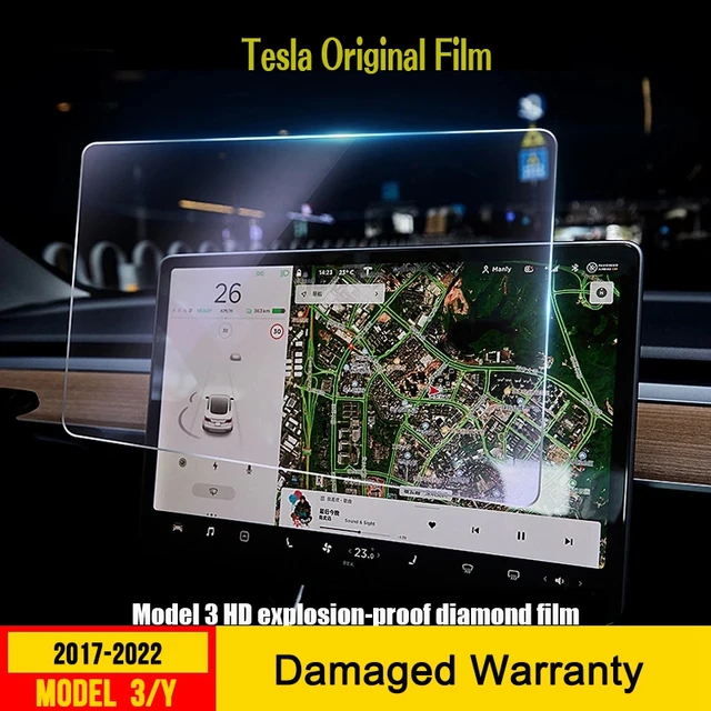 9H Matte Tempered Glass Screen Protector For Tesla Model 3 Y 2023 2022 2021  Center Control Navigation Film Car Modify Accessory - AliExpress