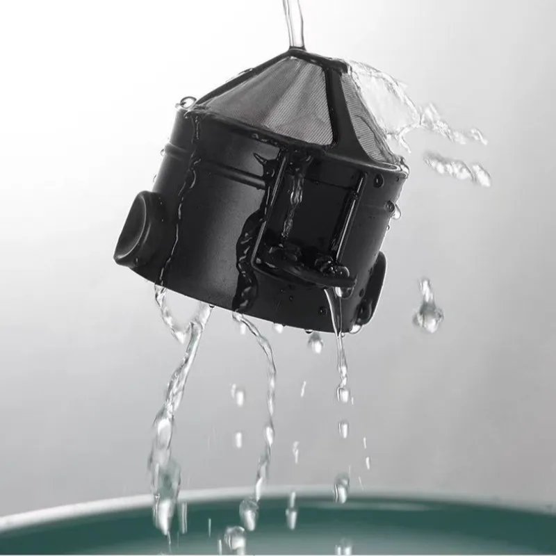 The Coffee Filter Cup Adopts A 304 Stainless Steel Filter Screen, Which Is Foldable and Ear Hung for Practical  Brewing