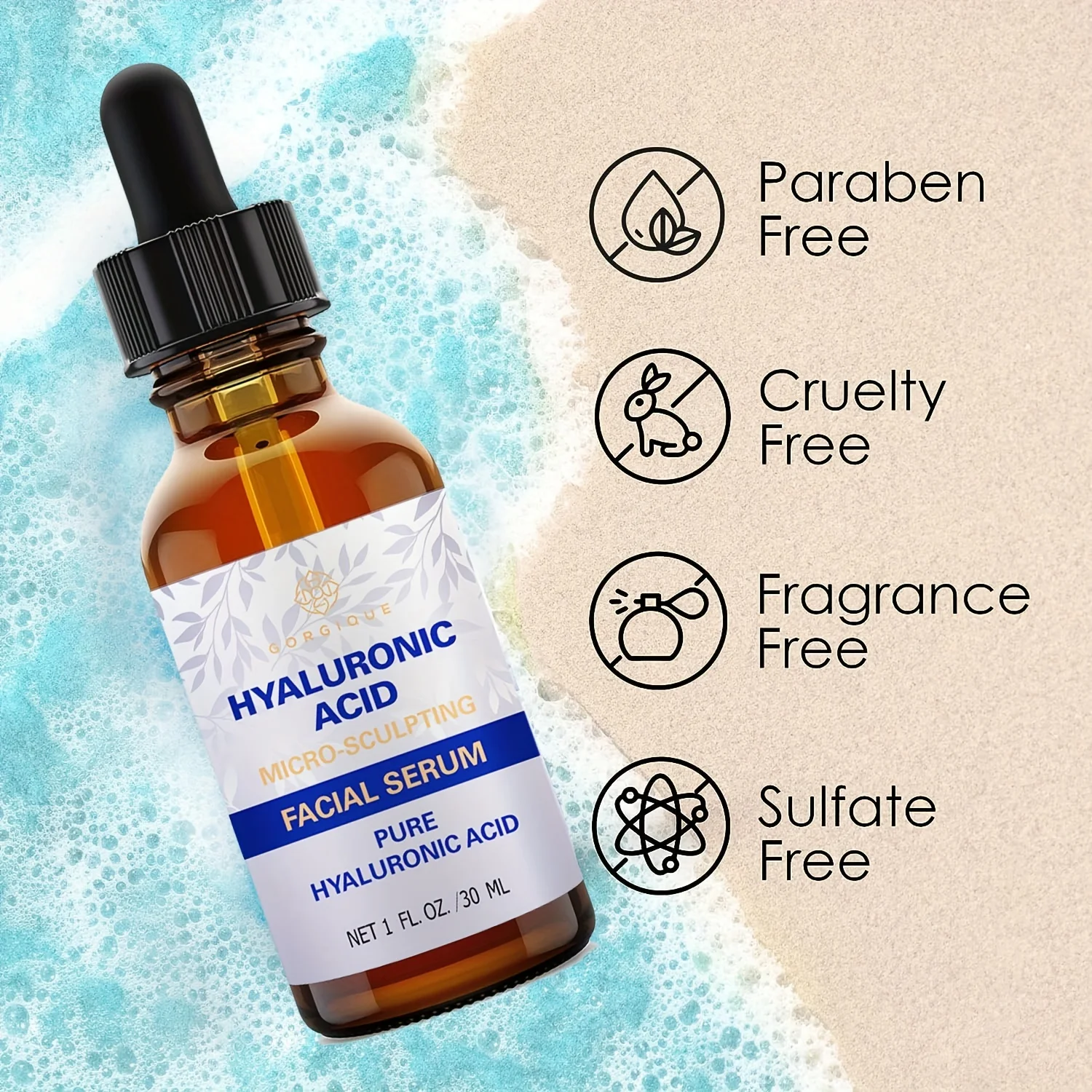 Hyaluronic Acid for Face Pure Strength Formula Anti Aging Serum for Your Skin facial serum,facial essence