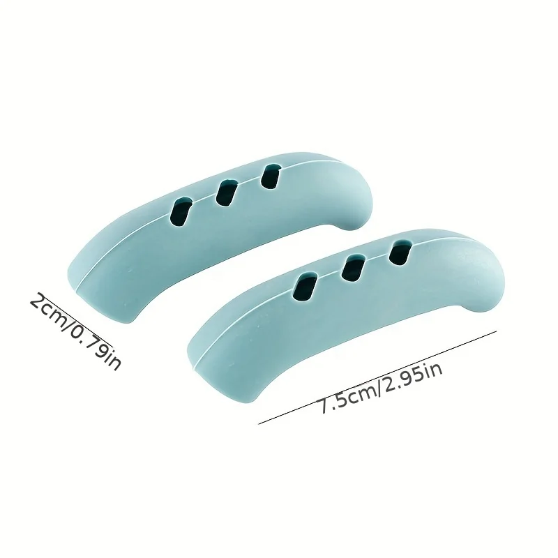 Pot Handle Cover 2/4/8Pcs Silicone Pan Handle Cover Heat Insulation Non-slip Steamer Casserole Pan Handle Holder Kitchen Tool