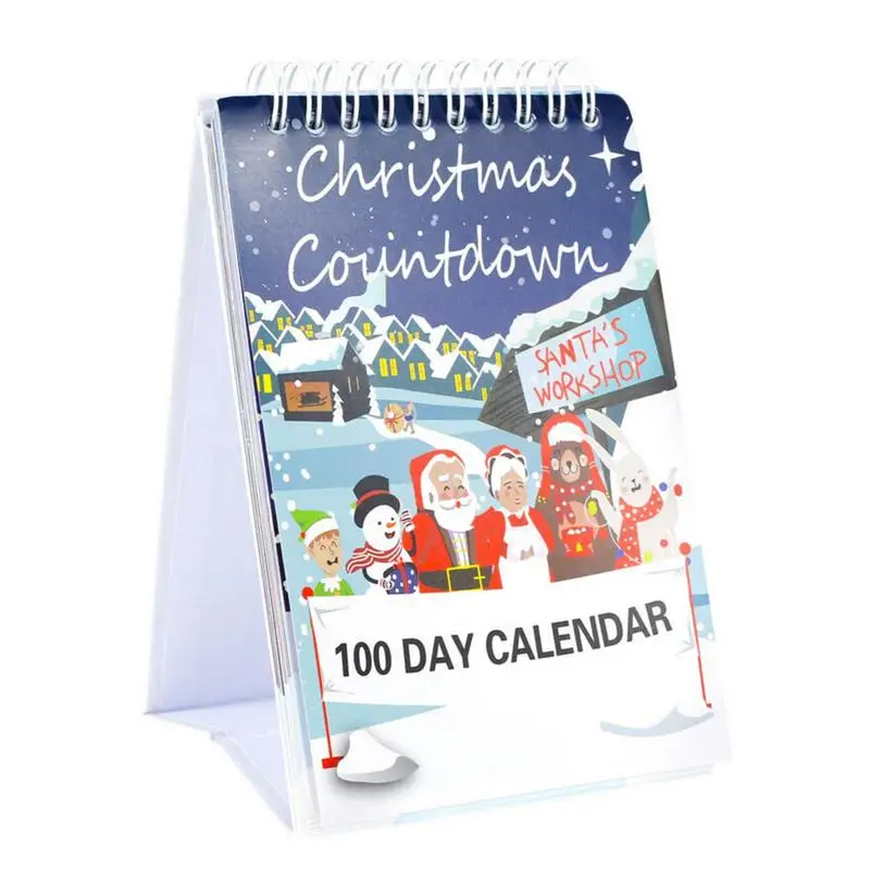 

Countdown To Christmas Calendar 2023 Desk Tear Off Flipping Calendar 100 Days Christmas Calendar For School Company Home
