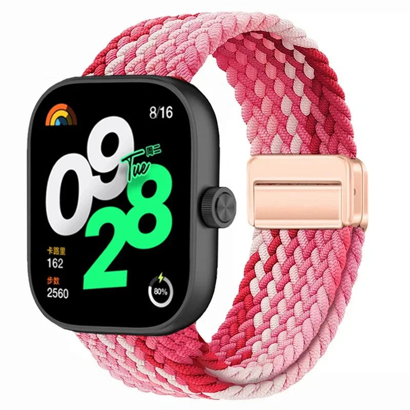 Adjustable Braided Solo Loop Nylon Bracelet Watchband Strap