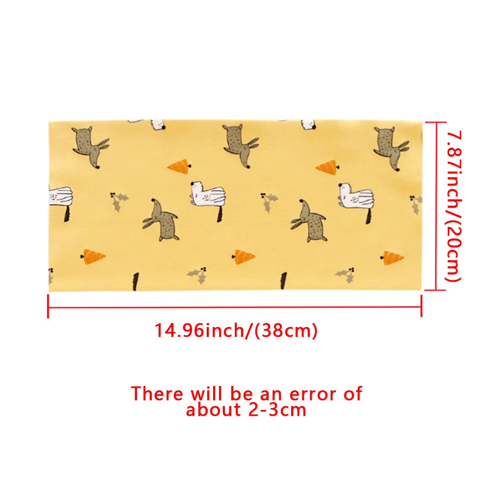 Boys Girls Windproof Magic Necker Chief Long Scarf Cartoon Printed Collar Scarves Children Cotton Scarf Neck Warmer