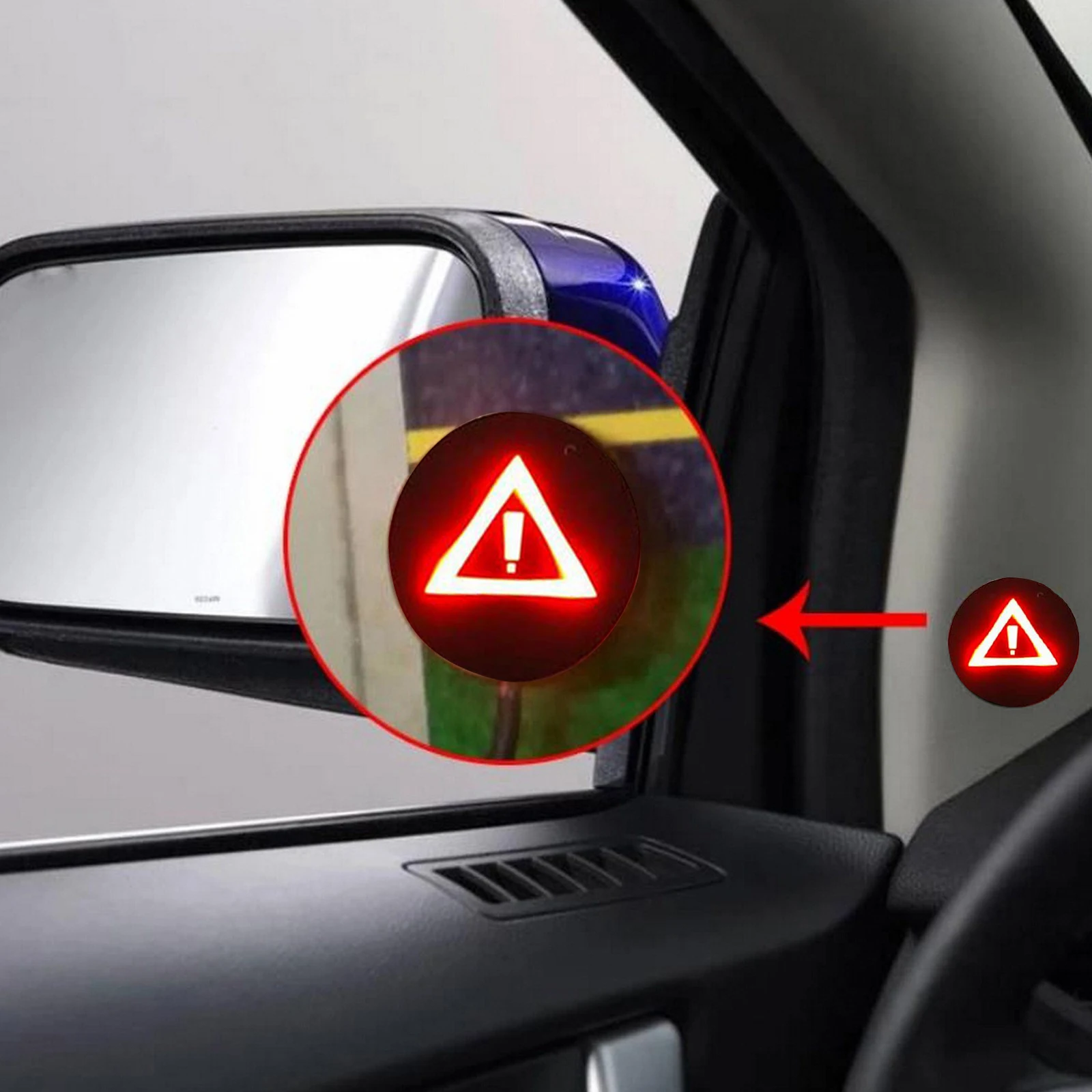 Vehicle Car Blind Spot Detection System BSD Warning Light Alarm Safety Driving |