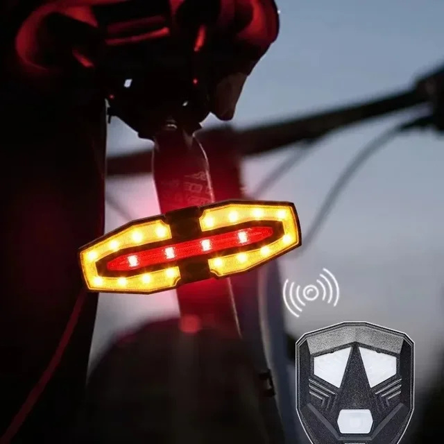 Rechargeable Bike Tail Light with Turn Signals 2