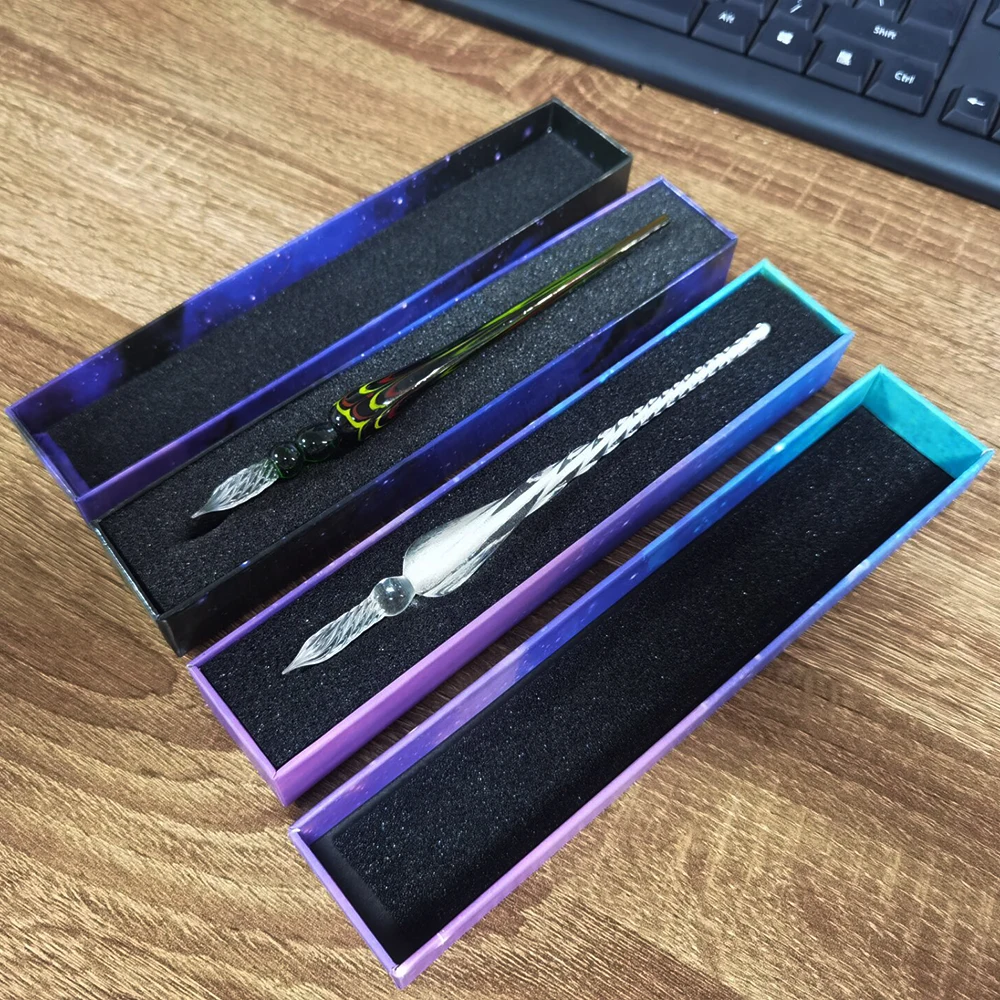 قلم حبر حبر وقلم حبر للطلاب ، قلم زجاجي مغموس كلاس...