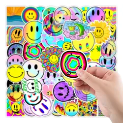 25/50/100Pieces of Smiley Graffiti Doodle Stickers Decorated Laptop Skateboard Helmet Waterproof UU Gift Bullet Journal Cute