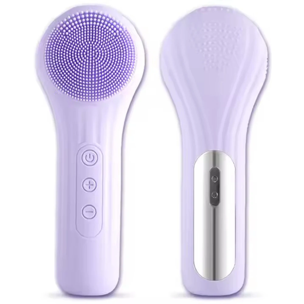 NEW Sonic Waterproof Facial Cleansing Brush for Men & Women Rechargeable Exfoliating Electric Face Scrubber Cleanser Brush