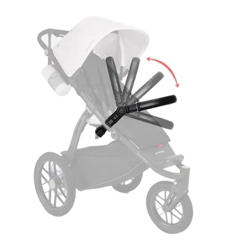 Uppababy 능선 유모차용 아기 범퍼 바, 안전 울타리 유모차 팔걸이 난간, 조절 가능한 베베 교체 액세서리
