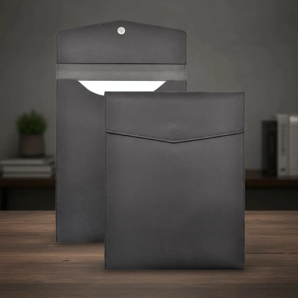 Borsa Portadocumenti Semplice A4, Grande Capacità, Impermeabile, Organizzatore Verticale Portatile per Contratti e Documenti - immagine 3