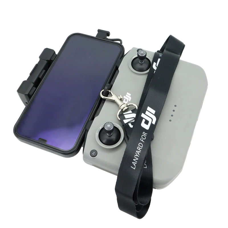 DJI Mavic 3/Mini 3 Pro/Mini 2/Air 2/2S Drone RC-N1 조종기 끈 조절 가능한 넥 스트랩 후크 브래킷 액세서리