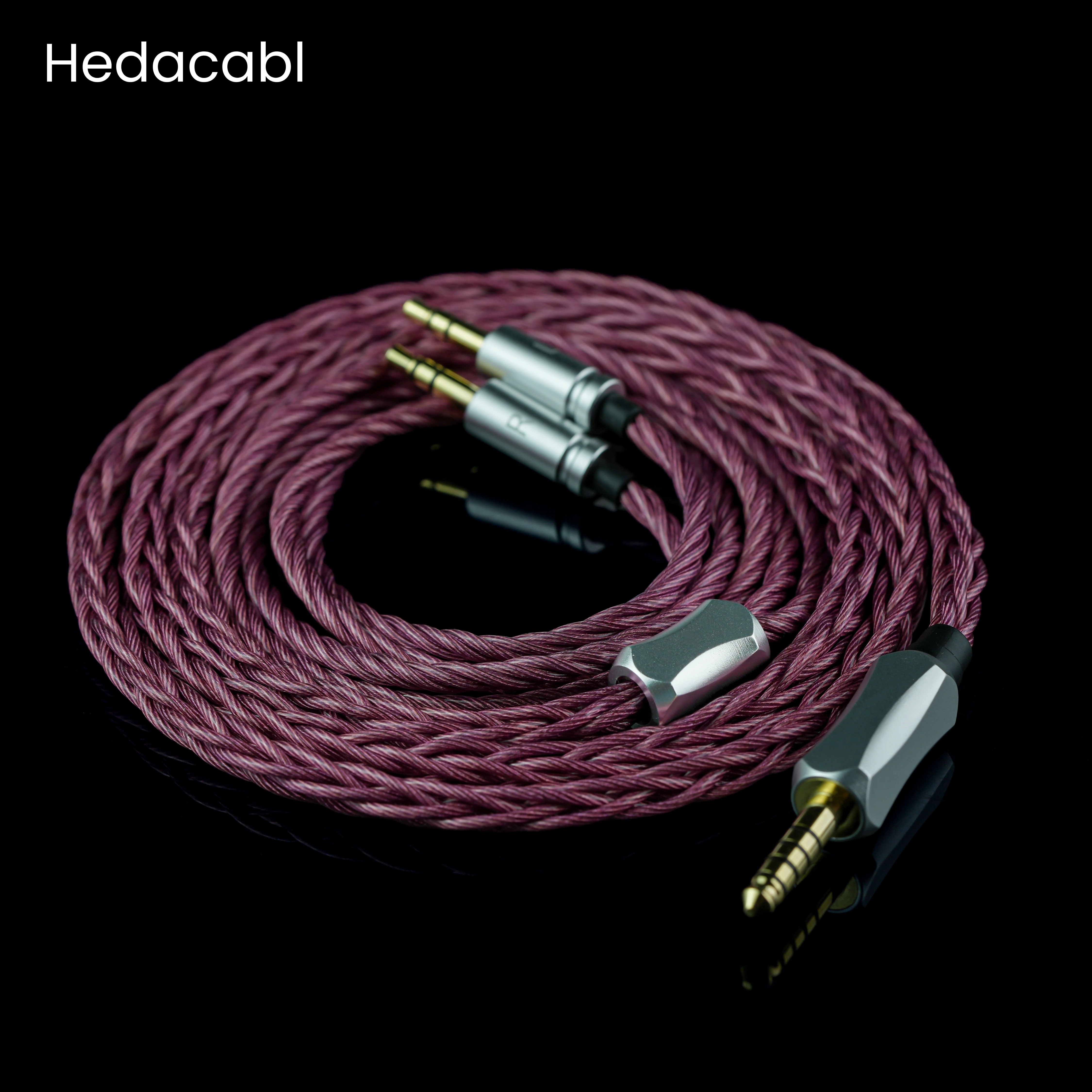 Hedacabl HD-06 7N OCC symmetrisches Kopfhörerkabel, Dual 3,5 mm auf 4,4/3,5 mm/XLR, für Sennheiser, HIFIMAN, Sony, Beyerdynamic, Crosszone
