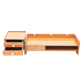 3 cassetti supporto per Monitor per Computer Organizer per ufficio scaffale per Computer armadio per soggiorno cassettiera 1