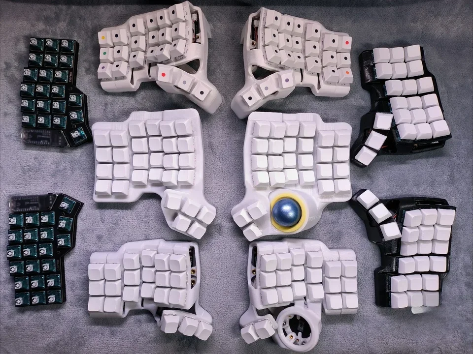 キーボード Charybdis Nano Kit 自作キーボード「Charybdis Nano」の」組み立て（Dactyl