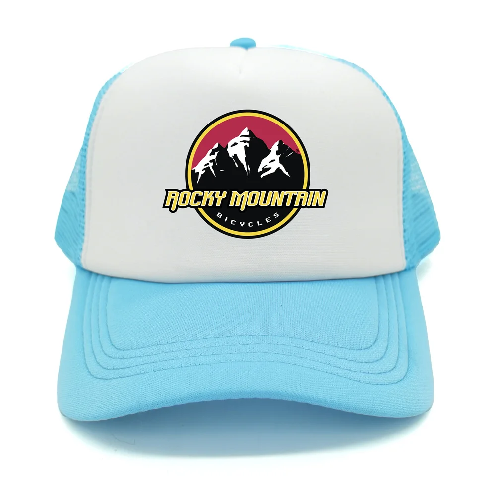 1 pezzo Cappello da camionista in rete con visiera curva, stampa