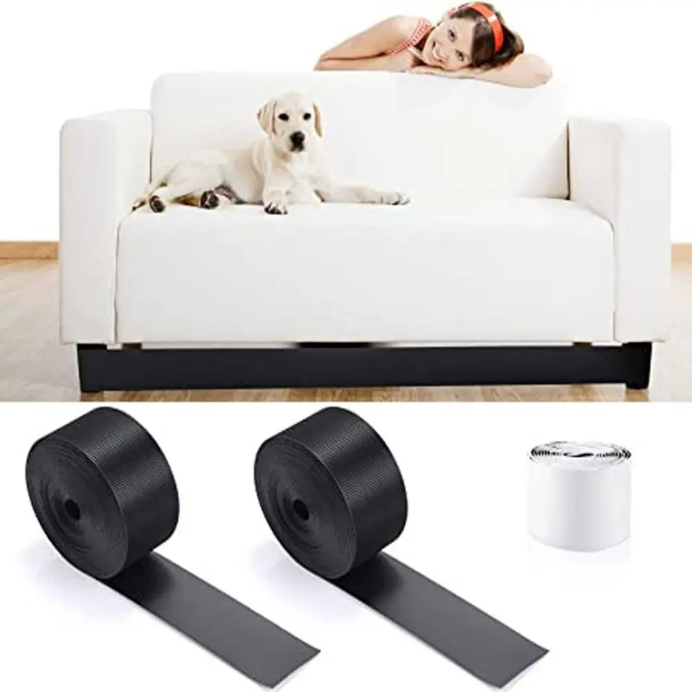 

3/6m Dustproof Stopper Adhesive Strap Bed Bottom Strip Baffle Avoid Sliding Under Couch Sofa Toy Blocker Gap Bumper