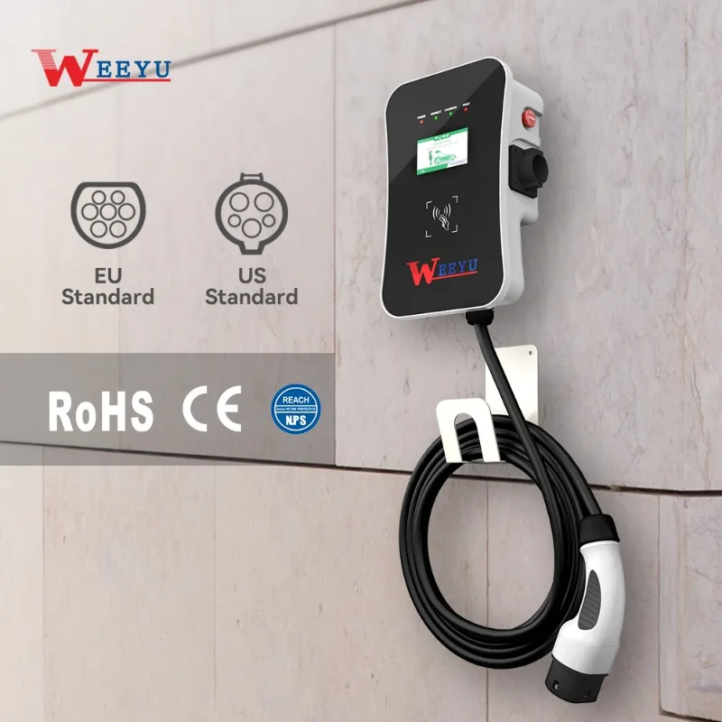 

7kw 11kw Wallbox 22kw Fast EV Charger for Electric Vehicle Charging Station European Standard for Commercial