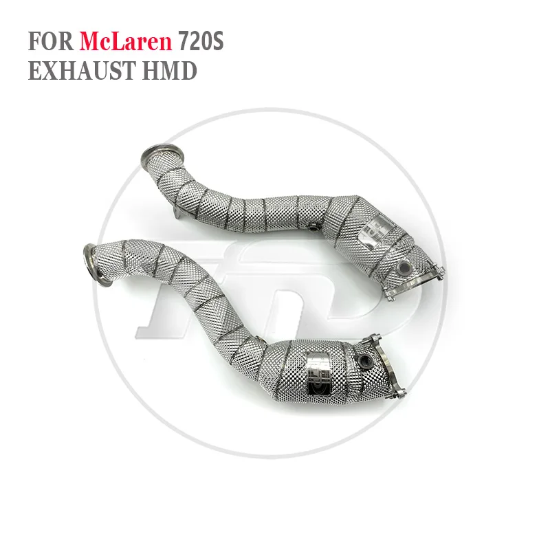 Downpipe for McLaren 720S With Heat Shield HMD Exhaust System Performance Quality certification